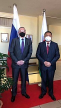 Rencontre de l'Ambassadeur avec le Président du Sénat de la République de Madagascar